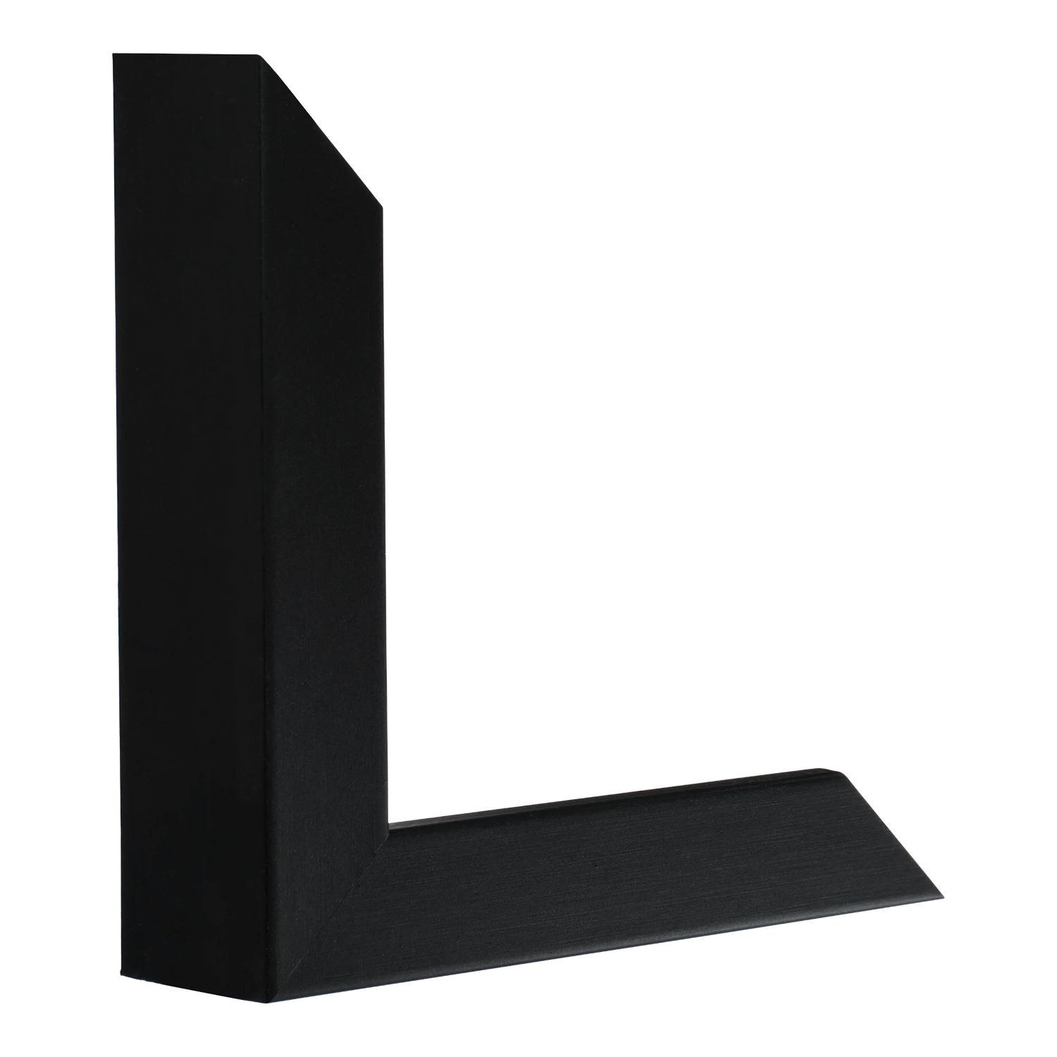 Vertical view of box black picture frame