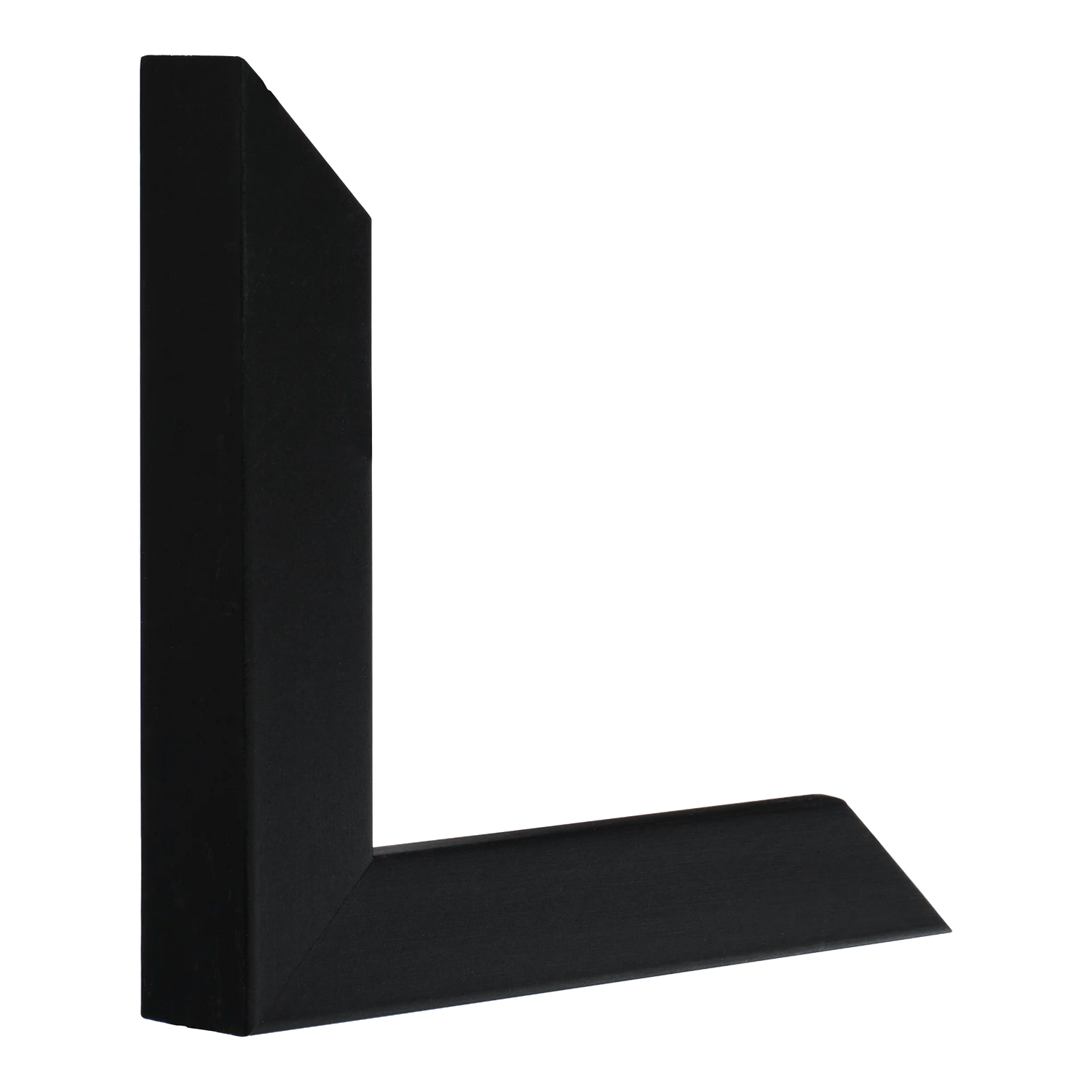 Vertical view of classic i black picture frame