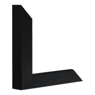 Vertical view of classic i black picture frame