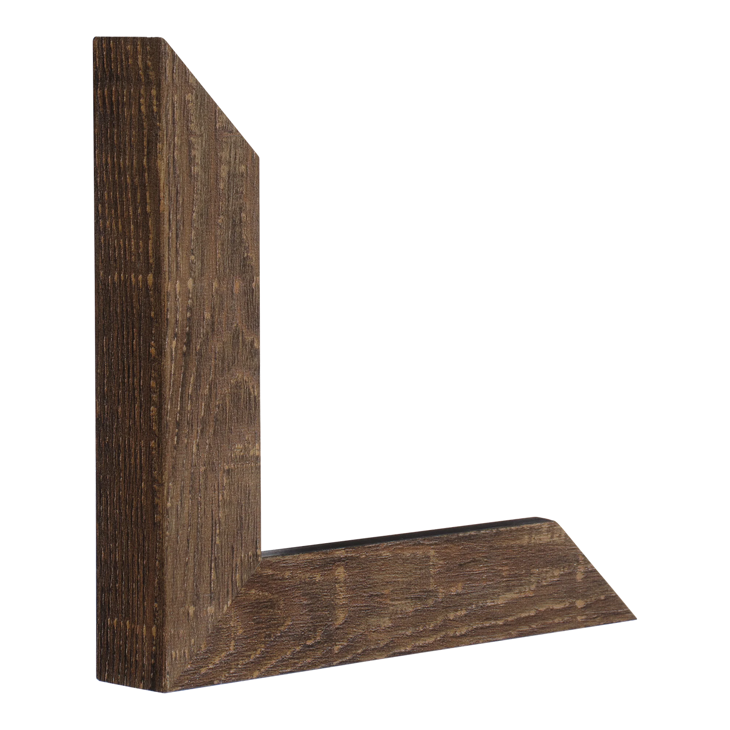 Vertical view of classic i golden brown picture frame