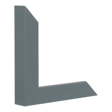 Vertical view of classic i grey picture frame