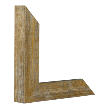 Vertical view of classic i honey picture frame