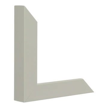 Vertical view of classic i light grey picture frame