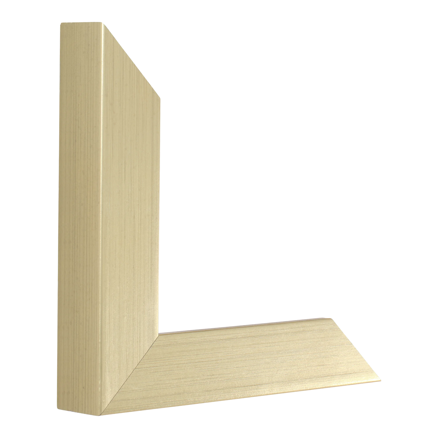Vertical view of classic i soft gold picture frame