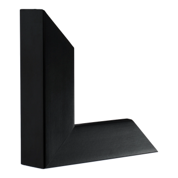 Vertical view of classic ii black picture frame