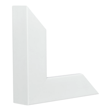 Vertical view of classic ii white picture frame