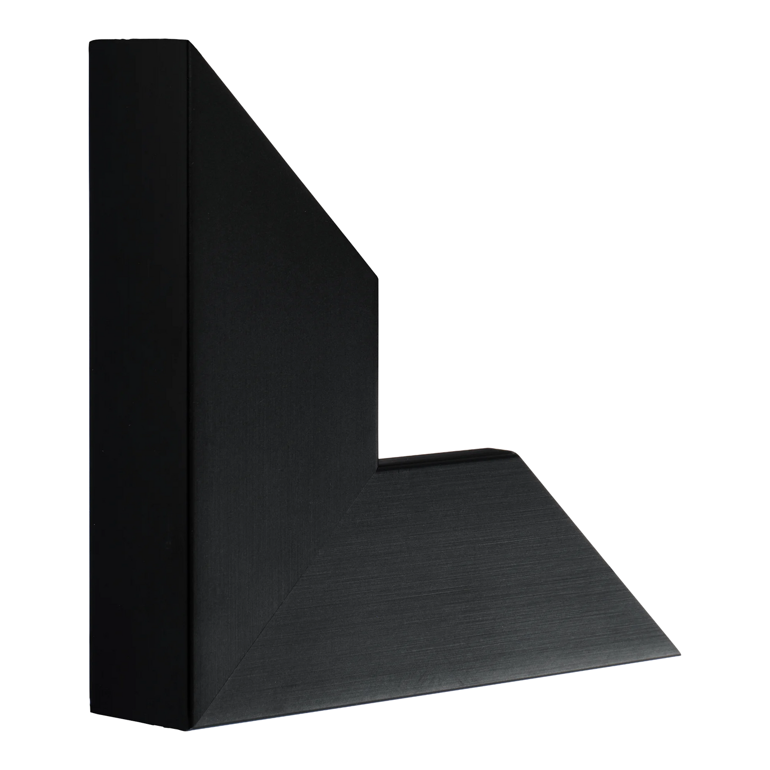 Vertical view of classic iii black picture frame