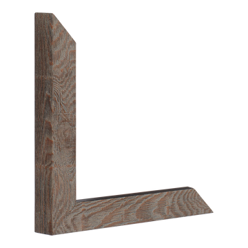 Vertical view of cube mink picture frame