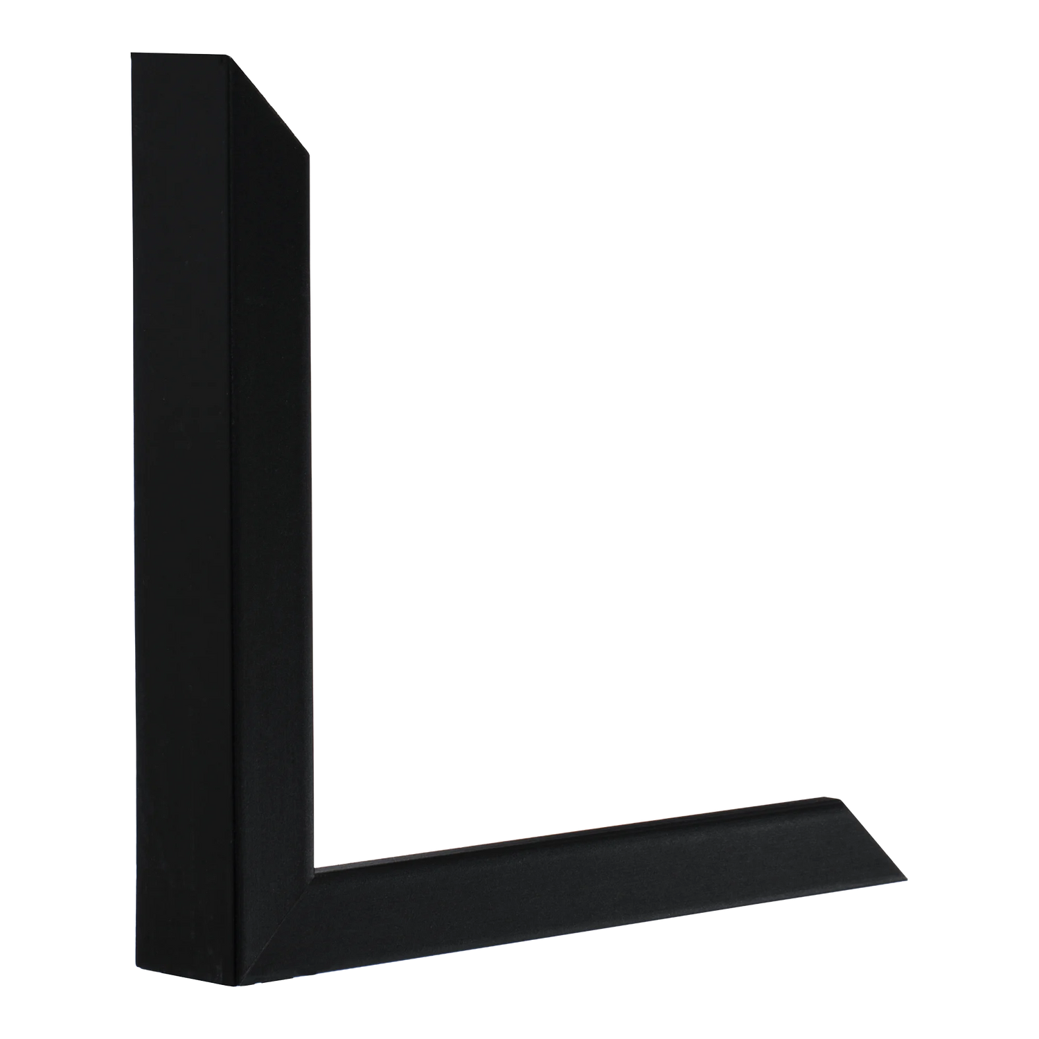 Vertical view of gelato black picture frame