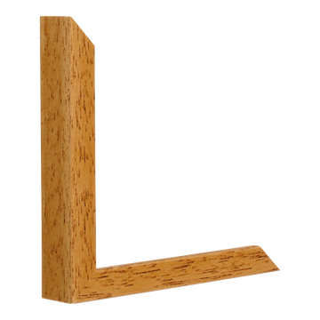 Vertical view of gelato natural picture frame