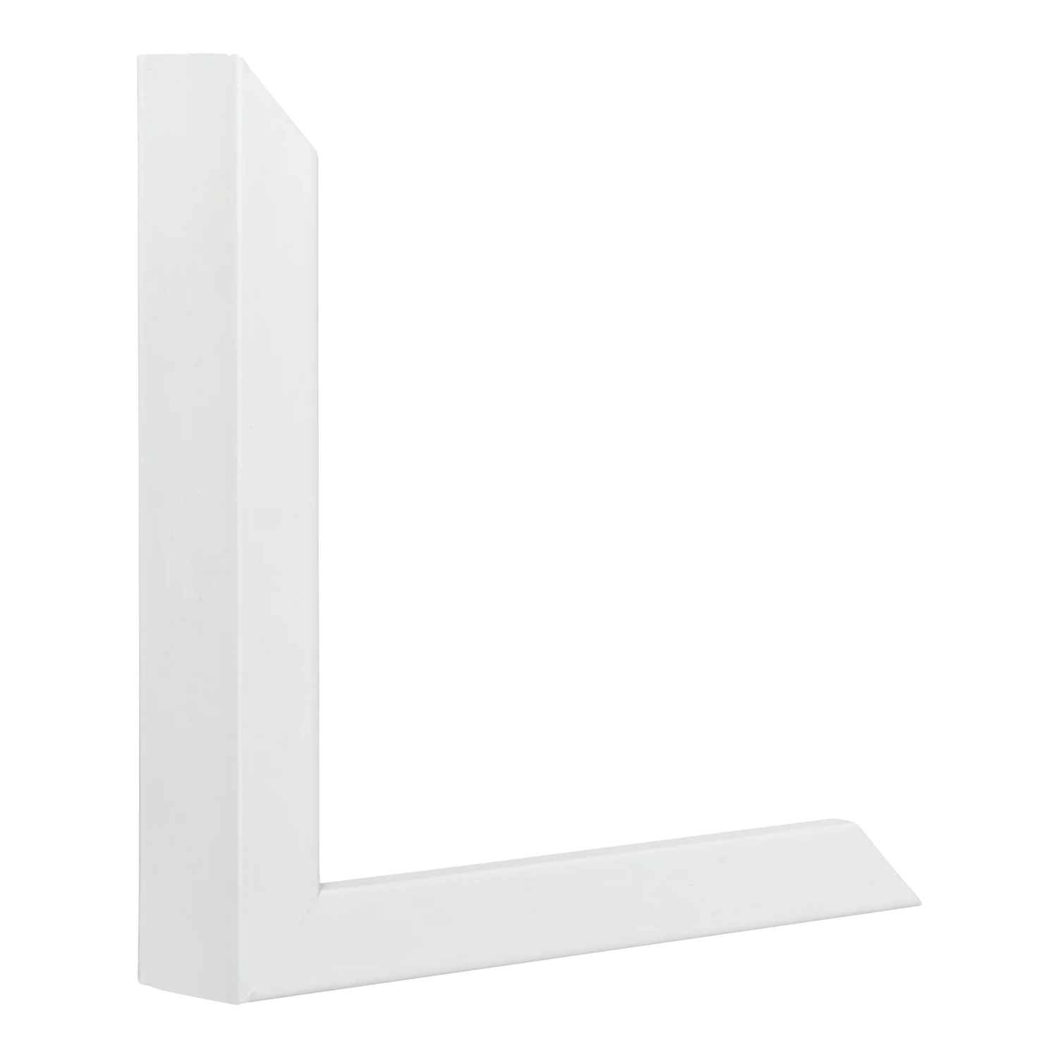 Vertical view of gelato white picture frame