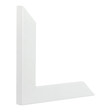 Vertical view of grace white picture frame