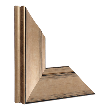 Vertical view of hermitage bronze picture frame