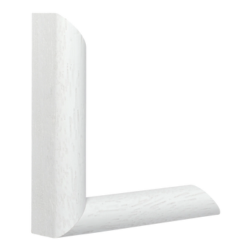 Vertical view of hockey ii white grain picture frame