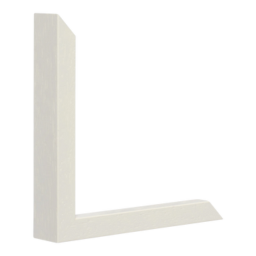 Vertical view of intra cream picture frame
