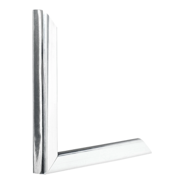 Vertical view of legacy silver picture frame