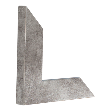 Vertical view of metro distressed silver picture frame