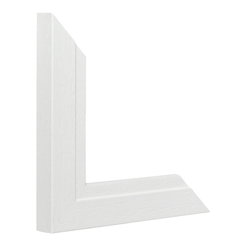 Vertical view of milano white picture frame