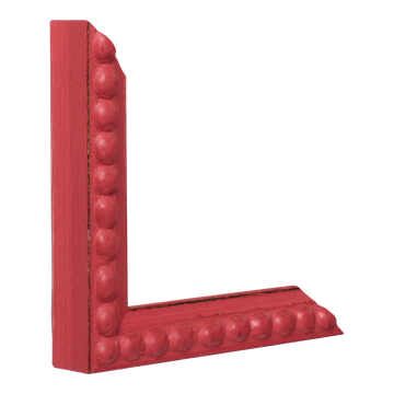 Vertical view of nimbus red picture frame