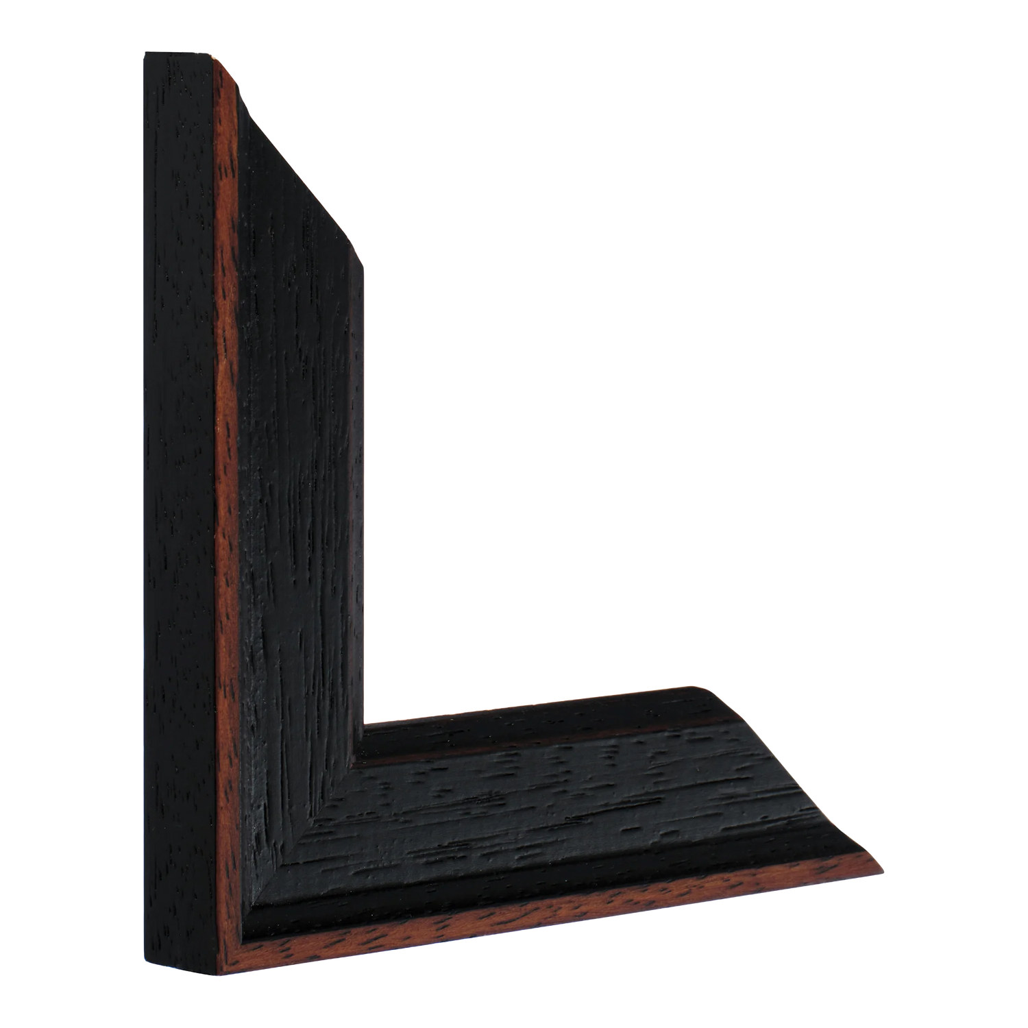 Vertical view of nordic black picture frame
