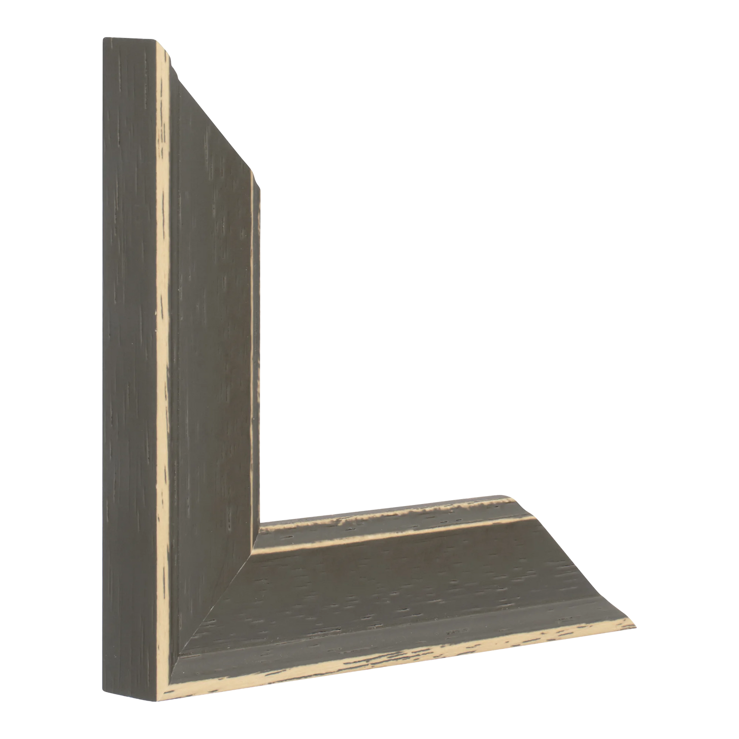 Vertical view of nordic grey picture frame