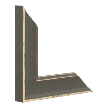 Vertical view of nordic grey picture frame
