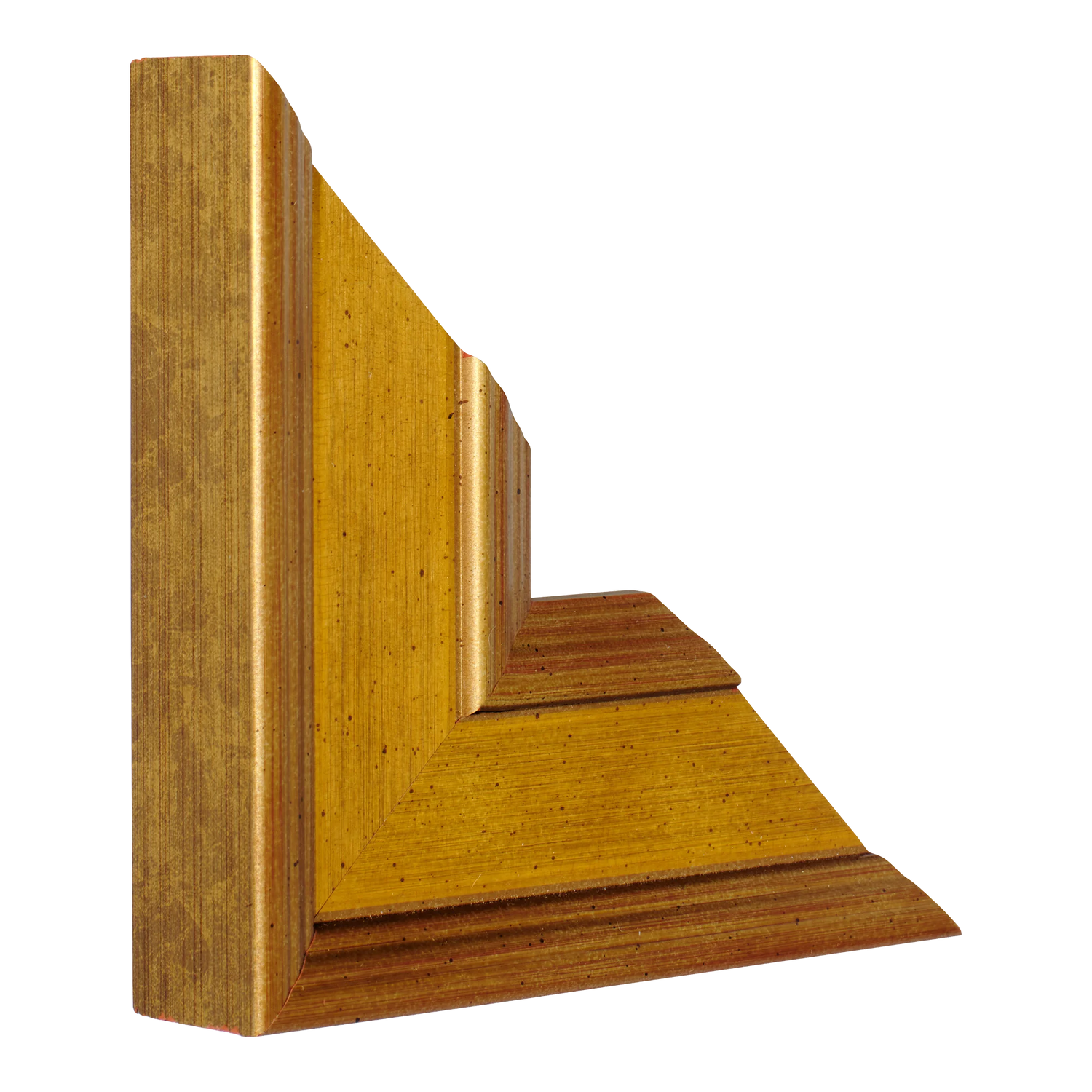 Vertical view of palazzo gold picture frame