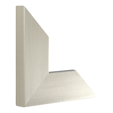 Vertical view of strata champagne picture frame