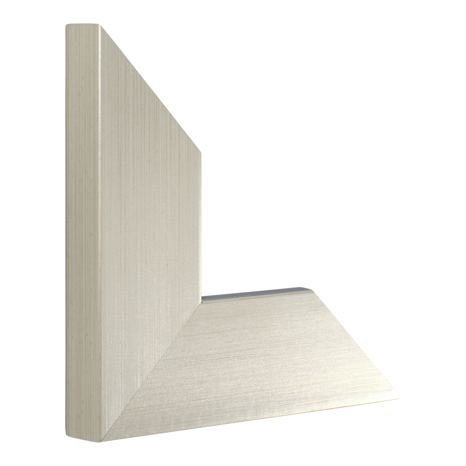 Vertical view of strata champagne picture frame