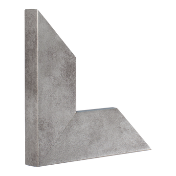 Strata in distressed silver picture frame