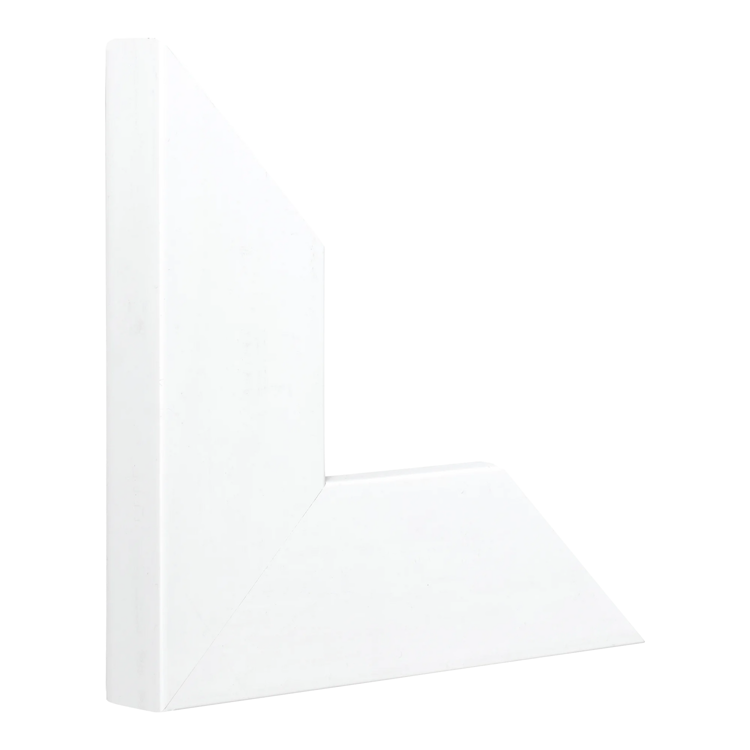 Vertical view of strata white picture frame