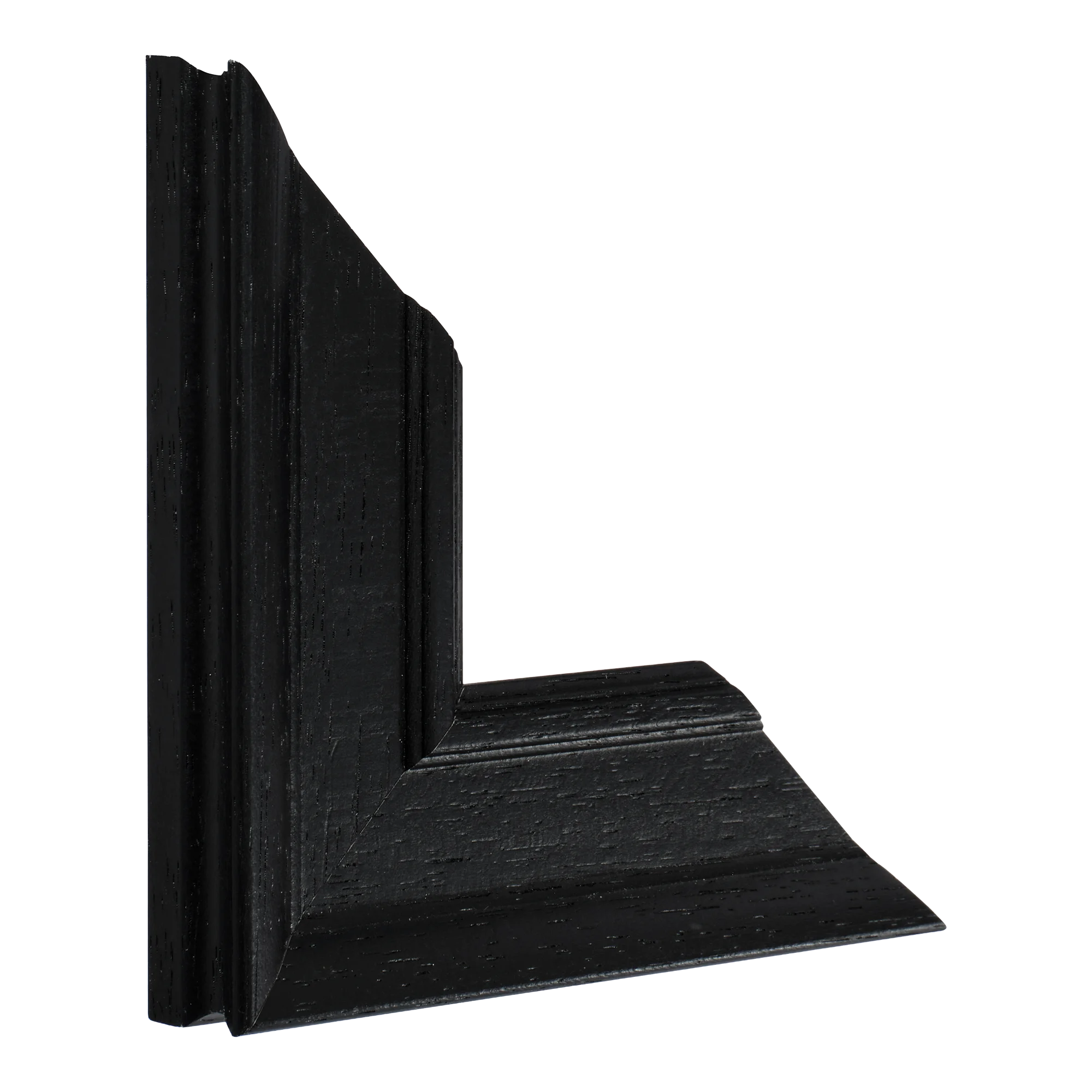 Vertical view of allure black picture frame