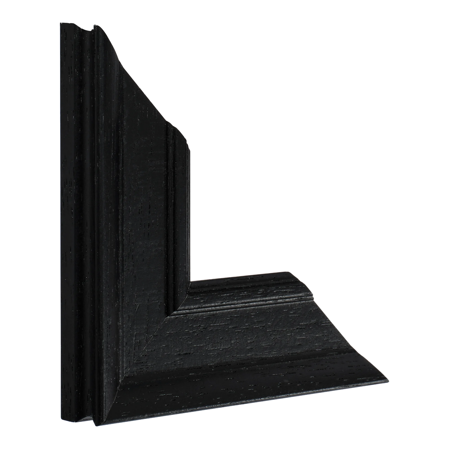 Vertical view of allure black picture frame