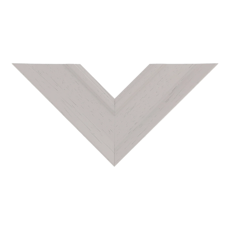 Top view of Allure picture frame in cream