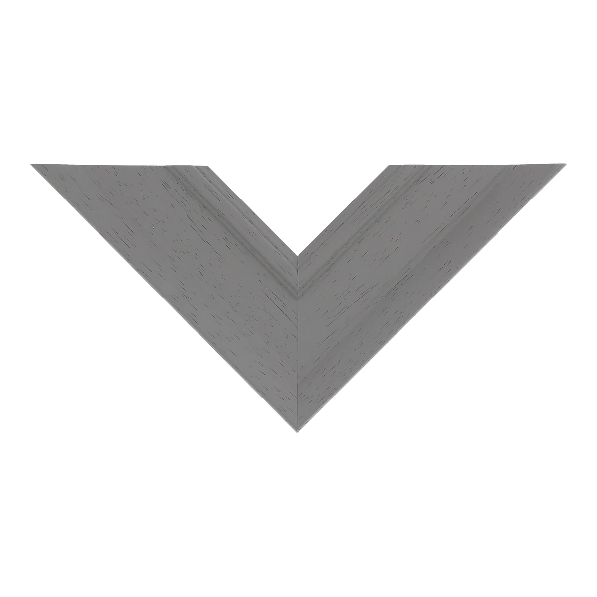 Top view of Allure picture frame in grey