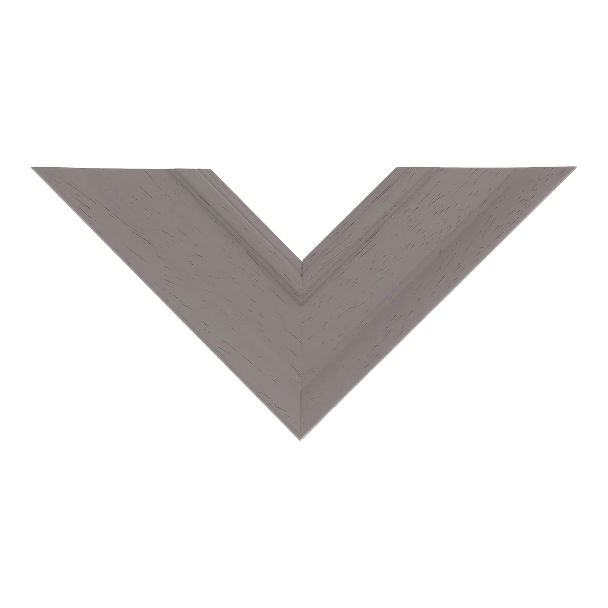 Top view of Allure picture frame in taupe