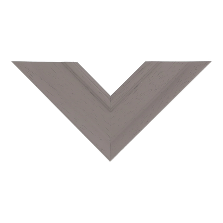 Top view of Allure picture frame in taupe