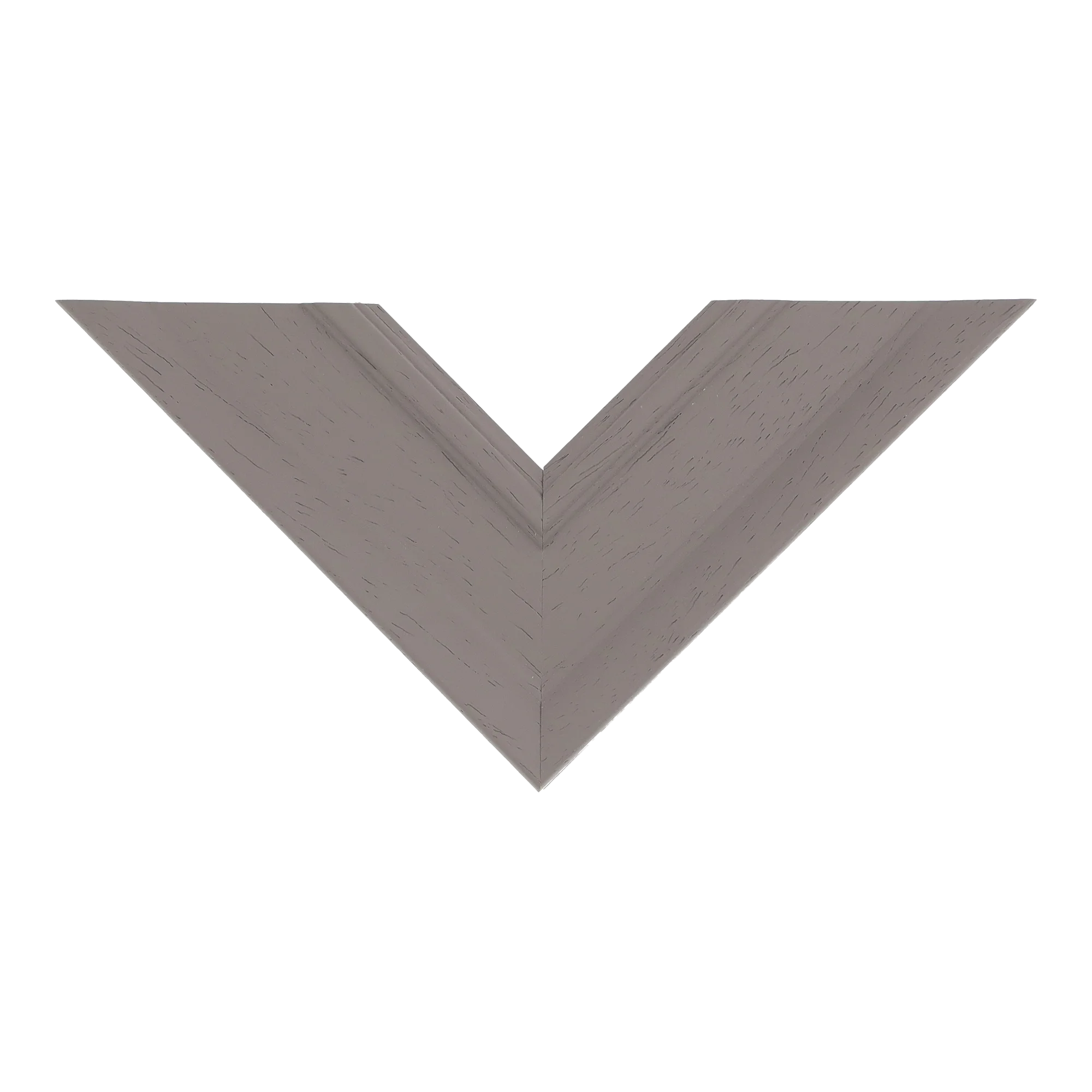 Top view of Allure picture frame in taupe