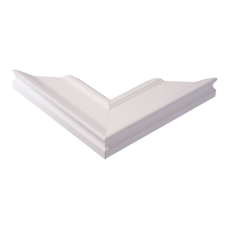 Corner view of Allure in white picture frame