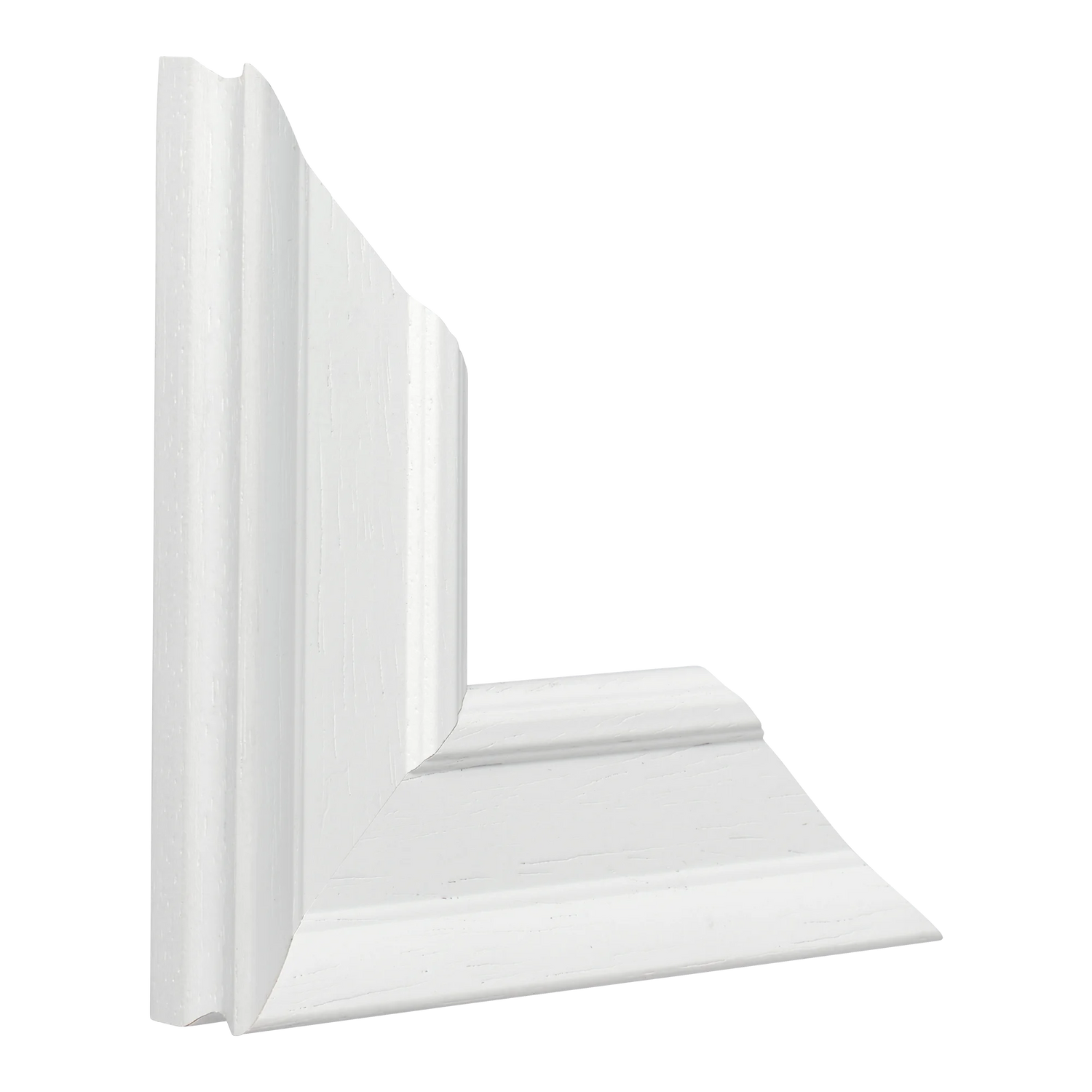 Vertical view of allure white picture frame sample
