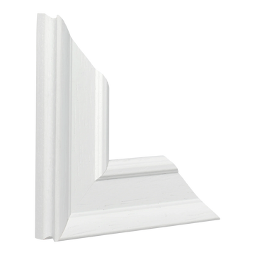 Vertical view of allure white picture frame