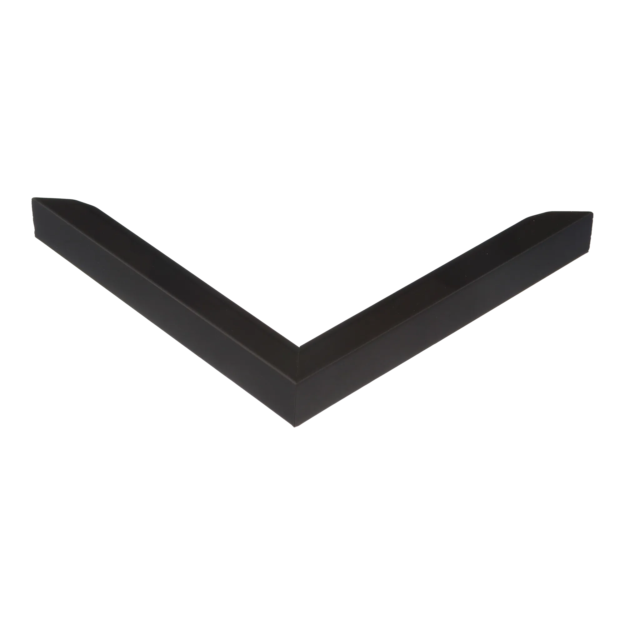 Corner view of Angle I in black picture frame