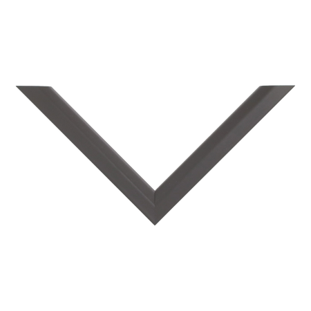 Top view of Angle I picture frame in brown