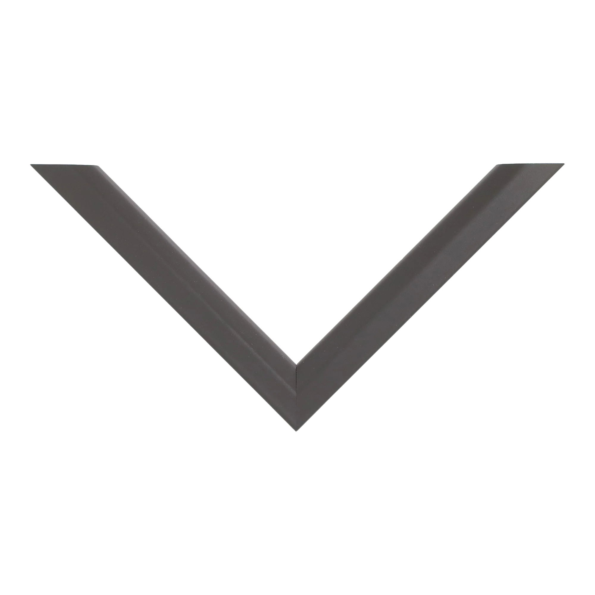 Top view of Angle I picture frame in brown