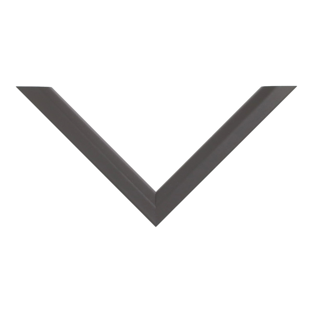 Top view of Angle I picture frame in brown