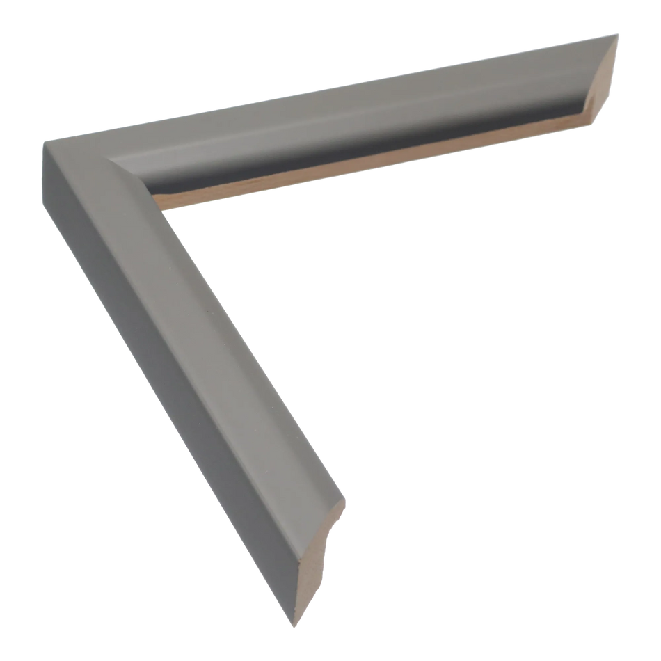 Angle I in grey picture frame