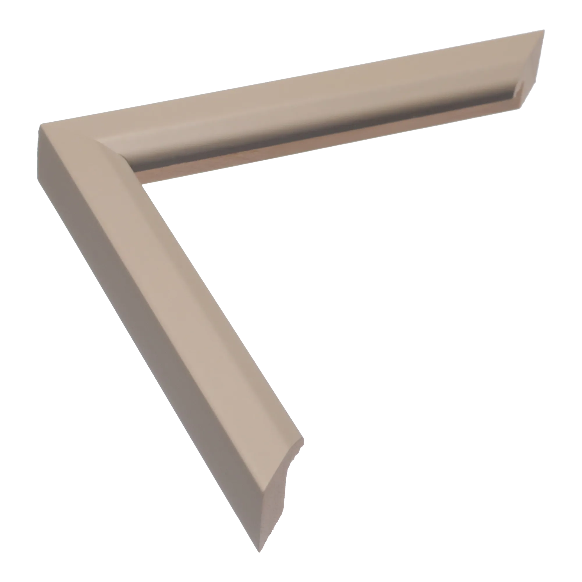 Angle I in taupe picture frame