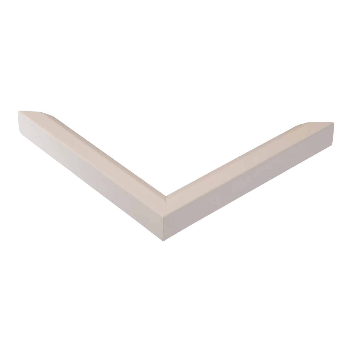 Corner view of Angle I in white picture frame