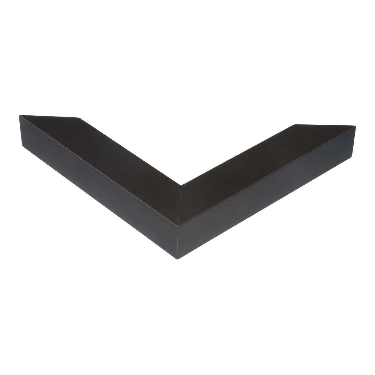 Corner view of Angle II in black picture frame