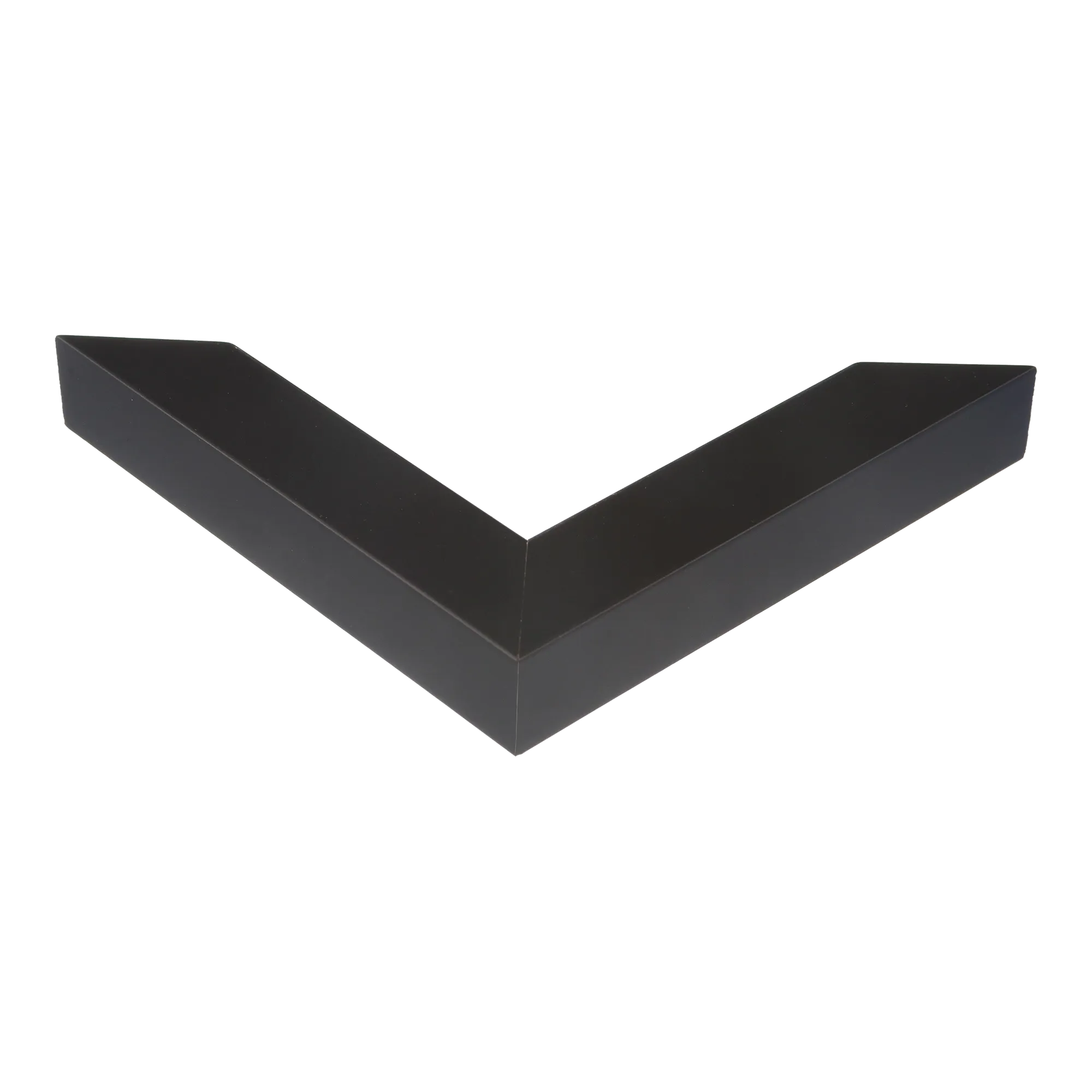 Corner view of Angle II in black picture frame